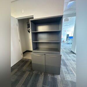 Lower Gray cabinet